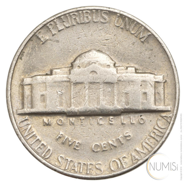 Združene države Amerike: 5 cents 1964 - Jefferson Five Cents (US1049X001041) numizmatika kovanci