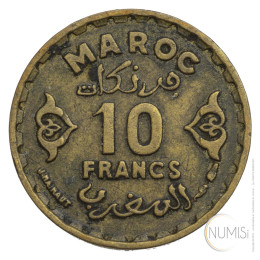 Maroko: 10 Francs 1371 (1952) | Mohammed V