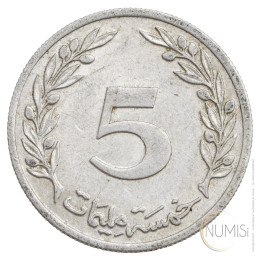 Tunizija - Prva republika: 5 Millièmes 1983