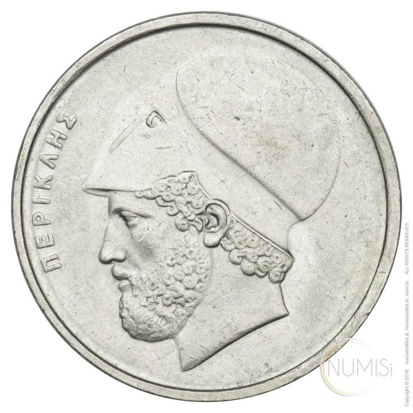 Grčija - Tretja Helenska republika: 20 Drachmes 1982 (GR1031440100X000117) numizmatika kovanci