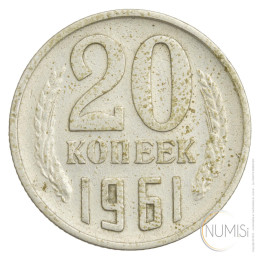 ZSSR: 20 Kopecks 1961