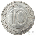 Slovenija - Republika: 10 Tolarjev 2000 (SI1013X001209) numizmatika kovanci