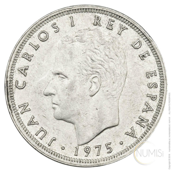 Španija - Kraljevina: 25 ptas 1975 (79) | Juan Carlos (ES1038440100X000136) numizmatika kovanci