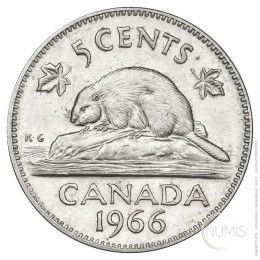 Kanada: 5 Cents 1966 | Elizabeth II