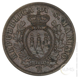 San Marino: 10 Centesimi 1935