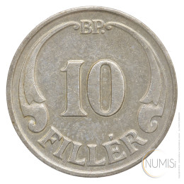 Madžarska - Kraljevina: 10 filerjev 1926 | Miklós Horthy