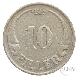 Madžarska - Kraljevina: 10 filerjev 1926 | Miklós Horthy