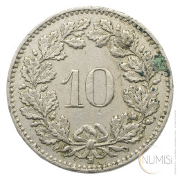 Švica: 10 Rappen 1959