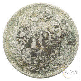 Švica: 10 Rappen 1901
