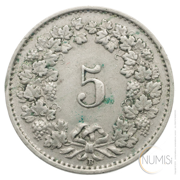 Švica: 5 Rappen 1943 (CH1070X001637) numizmatika kovanci