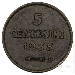 San Marino: 5 Centesimi 1935