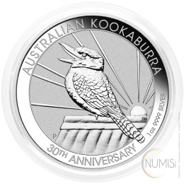 Avstralija: srebrnik Kookaburra 1 AUD BU 2020 1 oz .9999 srebro, Perth Mint