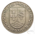 Mozambik: 1 Escudo 1936 (MZ1077X001880) numizmatika kovanci