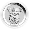 Avstralija: srebrnik Koala 1 AUD BU 2020 1 oz .9999 srebro, Perth Mint (AU0993X001996) numizmatika kovanci