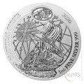 Ruanda: srebrnik Nautical Ounce - Mayflower BU 50 Francs 2020 1 oz .999 srebro, BH Mayer s Kunstprägeanstalt (RW0993X002039) numizmatika kovanci