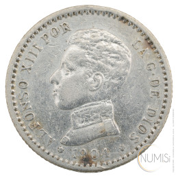 Španija - Kraljevina: 50 Centimos 1904 | Alfonso XIII