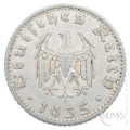 Nemčija - Tretji Rajh: 50 Reichspfennig 1935 A (DE1078X002088) numizmatika kovanci