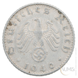 Nemčija - Tretji Rajh: 50 Reichspfennig 1940 B
