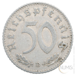 Nemčija - Tretji Rajh: 50 Reichspfennig 1940 B