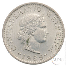 Švica: 5 Rappen 1969