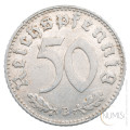 Nemčija - Tretji Rajh: 50 Reichspfennig 1941 B (DE1072X002100) numizmatika kovanci