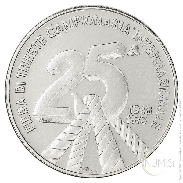 2500 L 1973 - FIERA DI TRIESTE CAMPIONARIA INTERNAZIONALE 1948 - 1973 (XX1040220100X000212) numizmatika kovanci