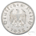 Nemčija - Tretji Rajh: 50 Reichspfennig 1935 D (DE1078X002111) numizmatika kovanci