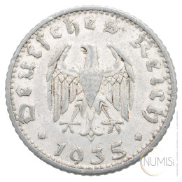 Nemčija - Tretji Rajh: 50 Reichspfennig 1935 D