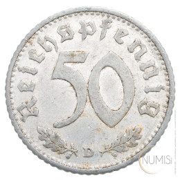 Nemčija - Tretji Rajh: 50 Reichspfennig 1935 D