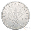 Nemčija - Tretji Rajh: 50 Reichspfennig 1942 F (DE1071X002115) numizmatika kovanci