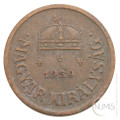 Madžarska - Kraljevina: 2 Filler 1938 | Miklós Horthy (HU1075X002131) numizmatika kovanci