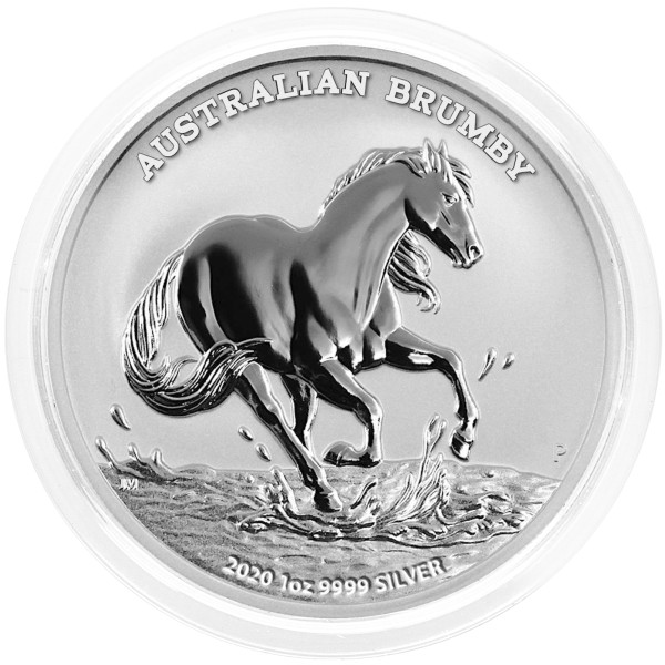 Avstralija: 1 AUD 2020 - 1oz .9999 Ag BU - BRUMBY (AU0993X002151) numizmatika kovanci