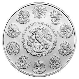 Mehika: srebrnik Libertad 1 oz BU 2020 .999 srebro, Casa de Moneda de México