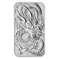 Avstralija: 1 AUD 2021 - 1 oz .9999 Ag ST - Rectangular Dragon (AU992X002259) numizmatika kovanci