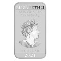 Avstralija: 1 AUD 2021 - 1 oz .9999 Ag ST - Rectangular Dragon (AU992X002259) numizmatika kovanci