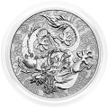 Avstralija: 1 AUD 2021 - 1oz .9999 Ag BU - Chinese Myths and Legends - Dragon (AU0992X002308) numizmatika kovanci