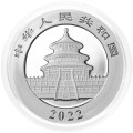 Kitajska: 10 Yuan 2022 - 30 g .999 Ag BU - PANDA | Izdaja ob 40. obletnici (CN0991X002372) numizmatika kovanci