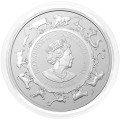 Avstralija: 1 AUD 2022 - 1oz .999 Ag BU - Lunar RAM I - TIGER (AU0991X002376) numizmatika kovanci