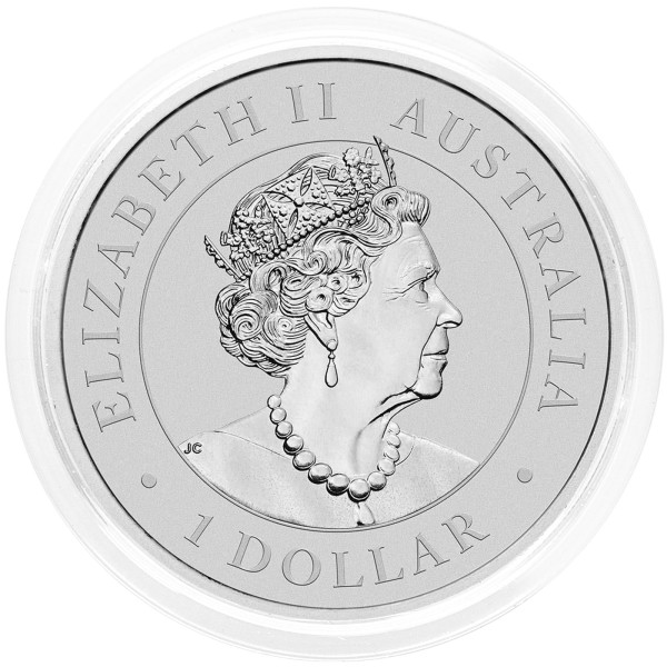 Avstralija: 1 AUD 2022 - 1oz .9999 Ag BU - KOALA (AU0991X002382) numizmatika kovanci