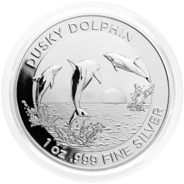Avstralija: 1 AUD 2022 - 1oz .999 Ag BU - Dusky Dolphin (Temni pisani delfin)