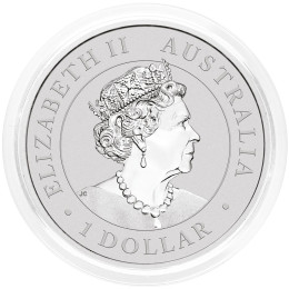 Avstralija: srebrnik Australian Emu 1 AUD BU 2022 1 oz .9999 srebro, Perth Mint
