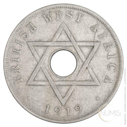 Britanska zahodna Afrika: ONE PENNY 1919 KN | George V