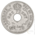 Britanska zahodna Afrika: ONE PENNY 1919 KN | George V (001094440100X000249) numizmatika kovanci