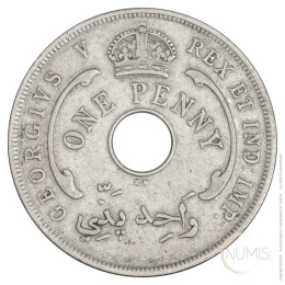 Britanska zahodna Afrika: ONE PENNY 1919 KN | George V