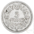 Francija: 5 Francs 1945 (FR1068440100X000261) numizmatika kovanci
