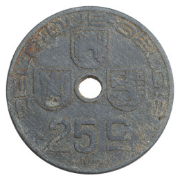 Belgija: 25 Centimes 1943