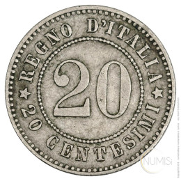 Italija - Kraljevina: 20 Centesimi 1894 | Umberto I