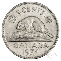 Kanada: 5 Cents 1974 | Elizabeth II