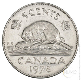 Kanada: 5 Cents 1978