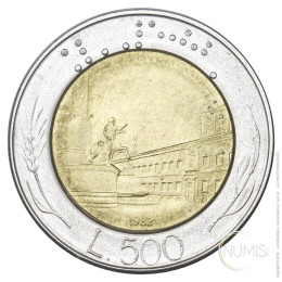 Italija - Republika: 500 lir 1982